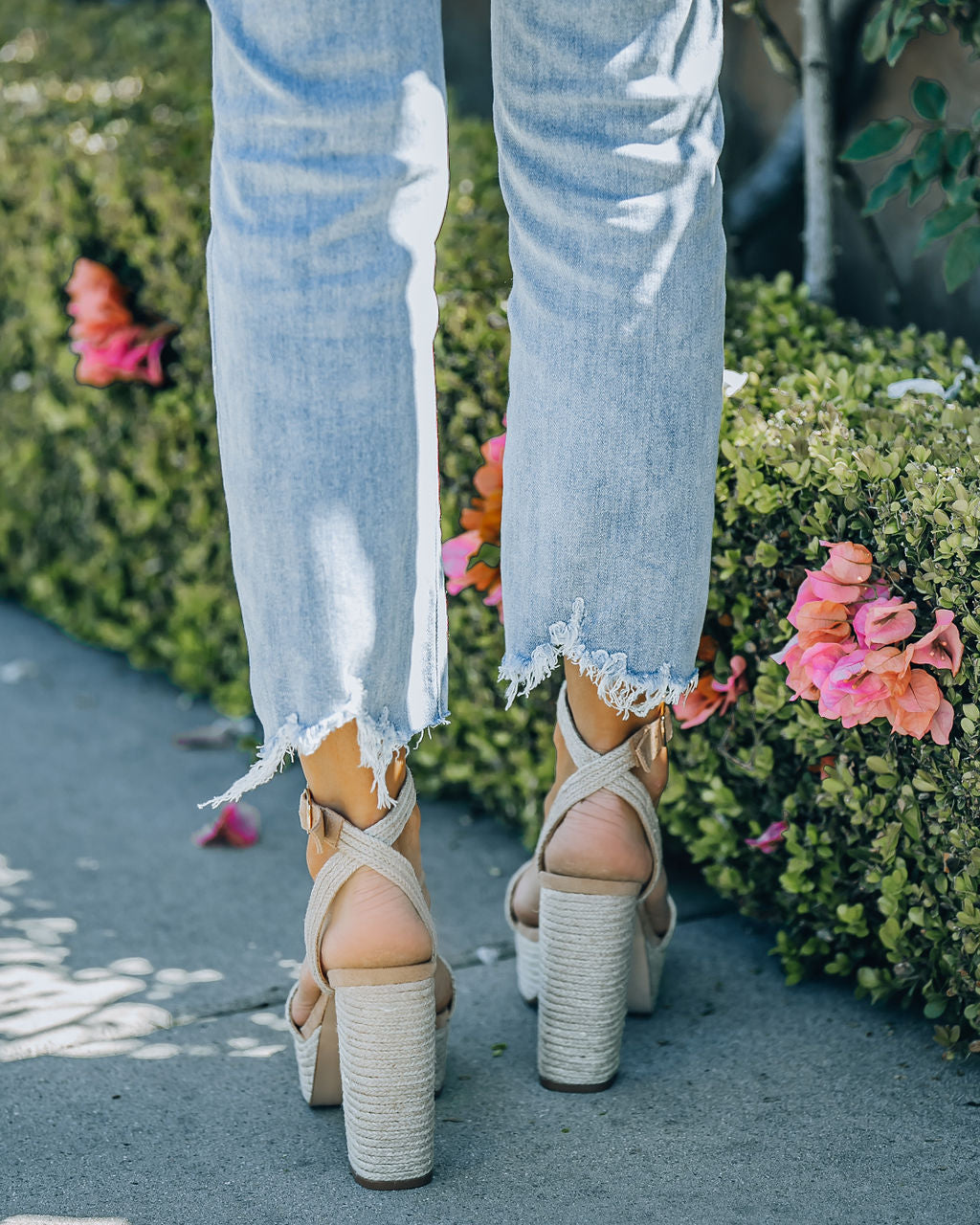 Willow Heeled Platform Sandal-Vogue Logic