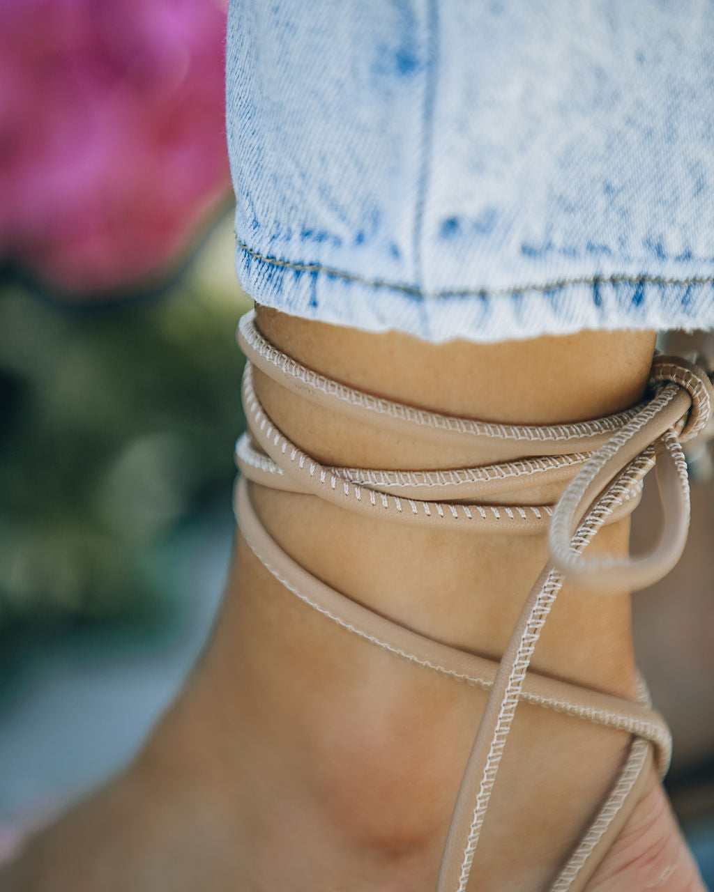 Bella Faux Leather Strappy Kitten Heel-Vogue Logic