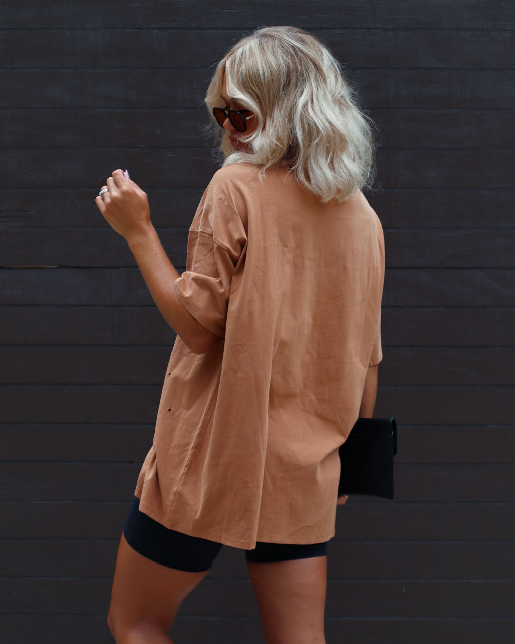 His Cotton Oversized Tee-Vogue Logic