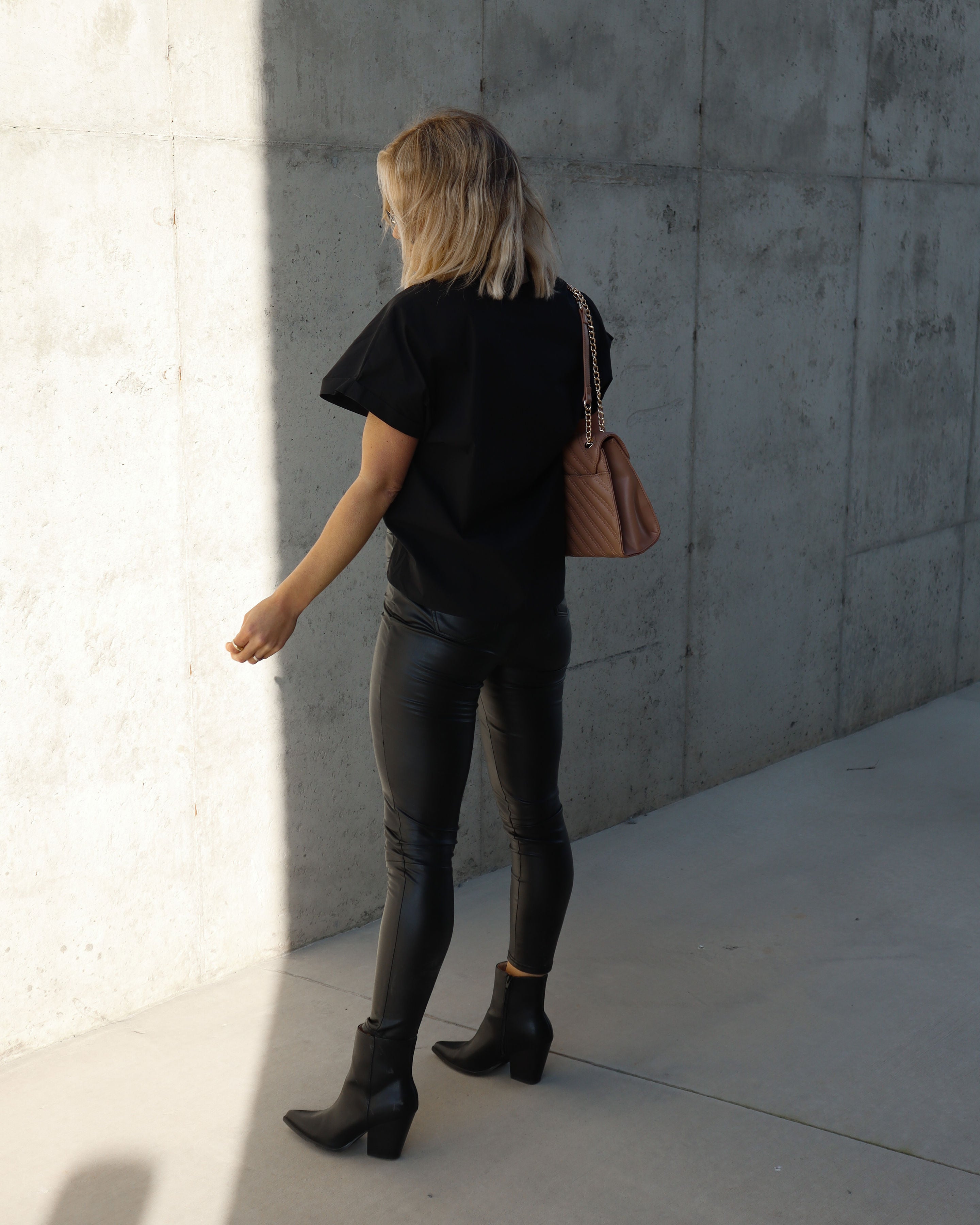 Patty Cotton Blend Button Down Top-Vogue Logic