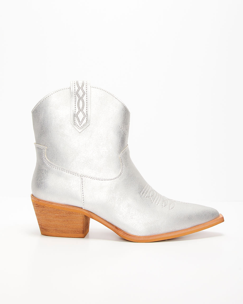 Jeanette Western Ankle Booties-Vogue Logic