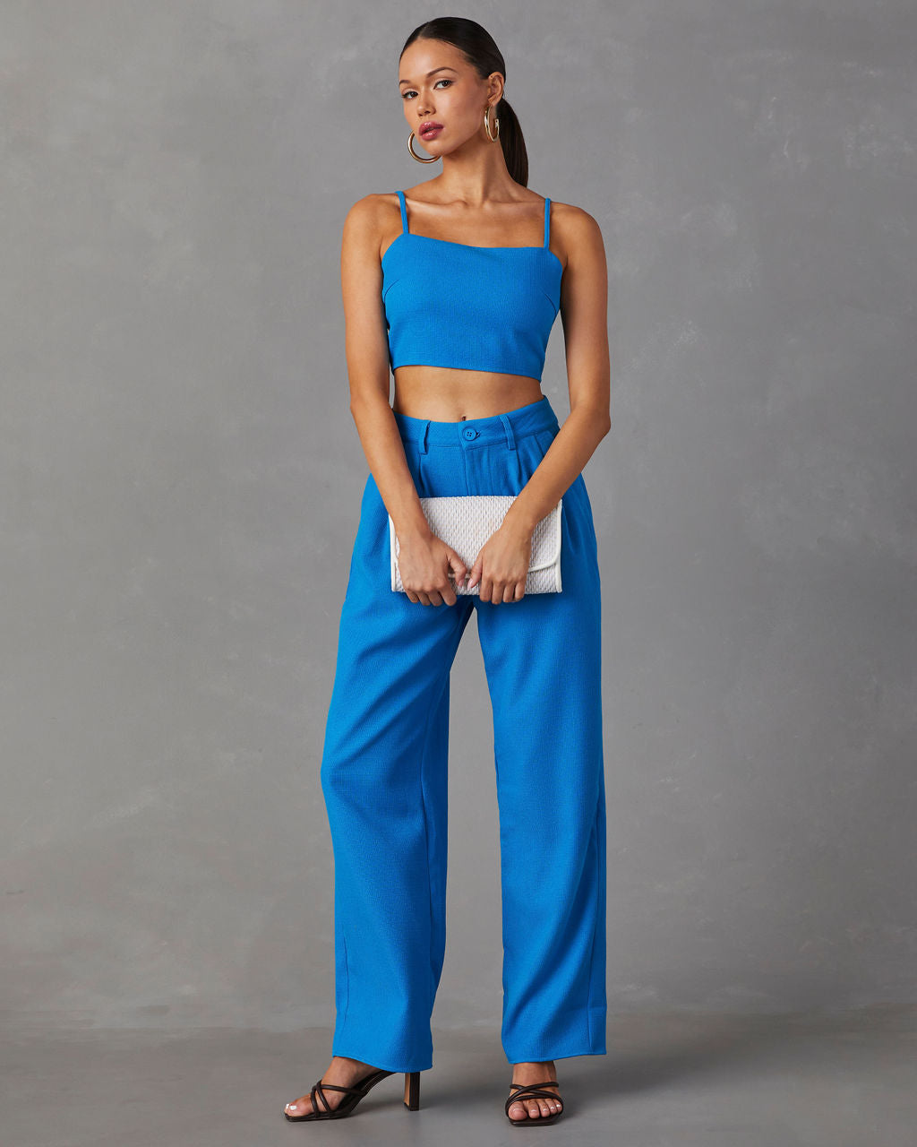 Tania Sleeveless Crop Top-Vogue Logic