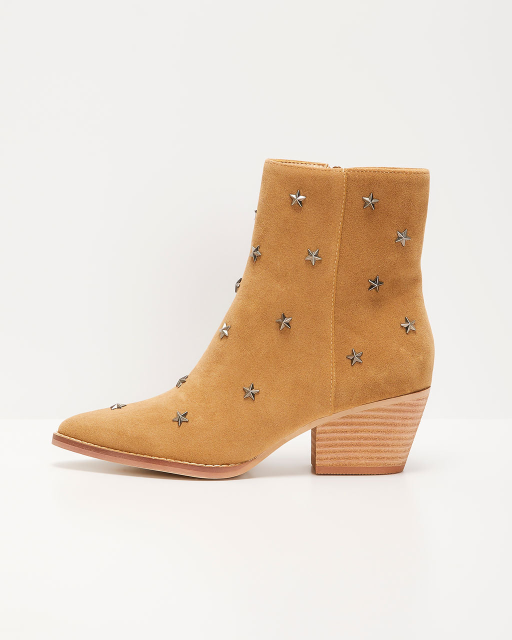 Audrie Star Studded Western Booties-Vogue Logic