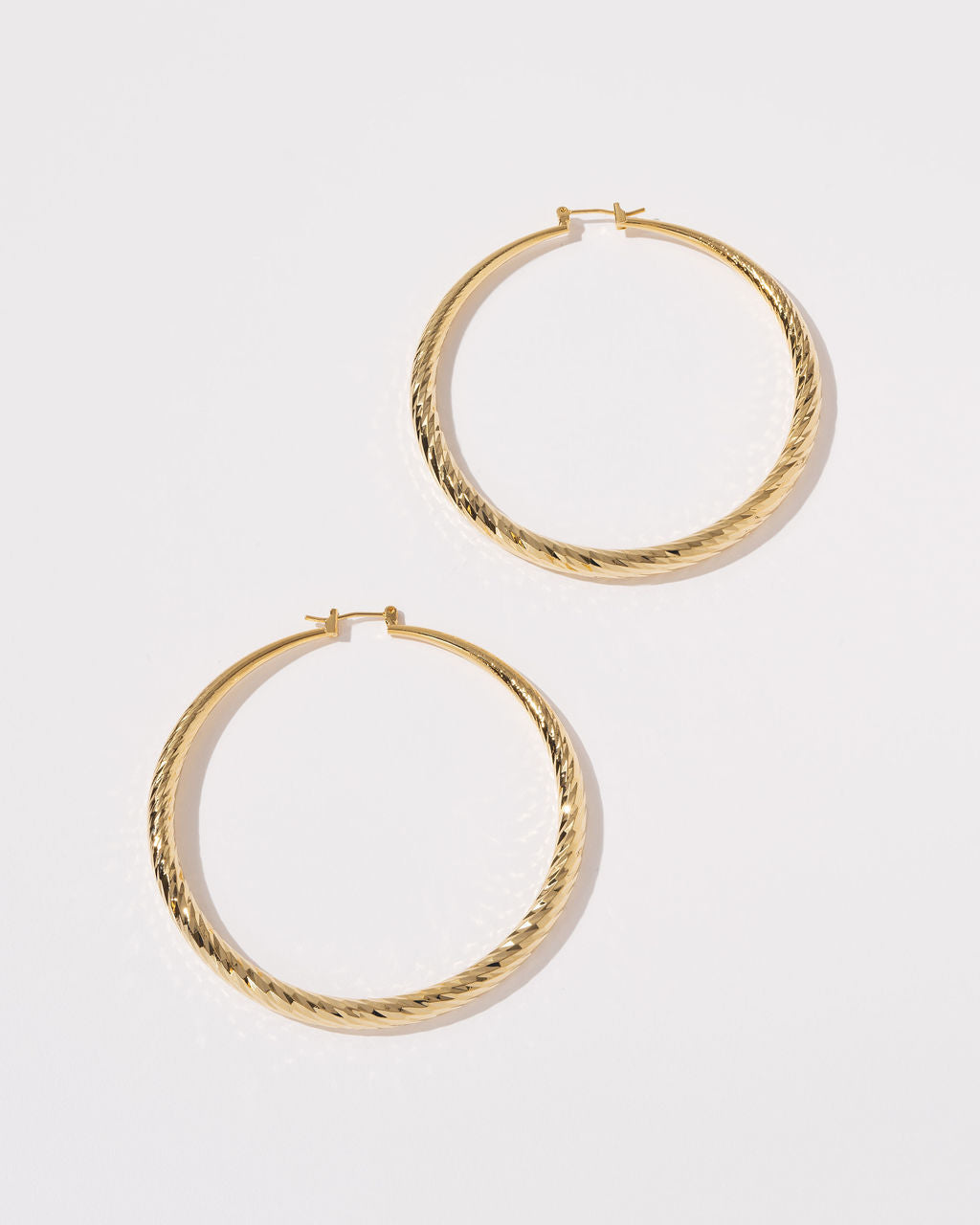 Juliana Faceted Hoops-Vogue Logic