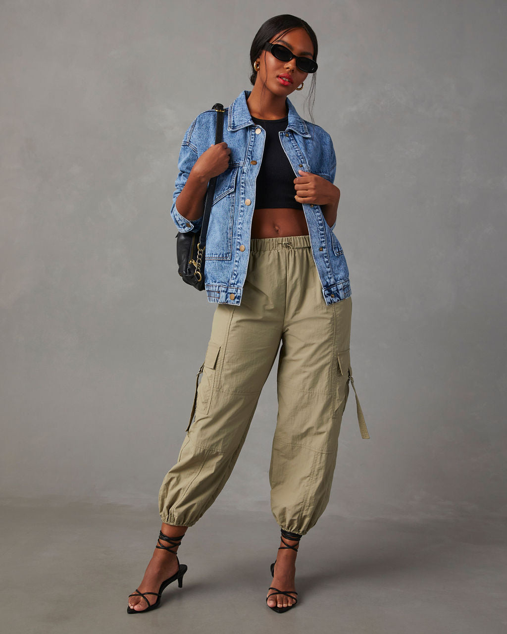 Lansing Cargo Denim Jacket-Vogue Logic
