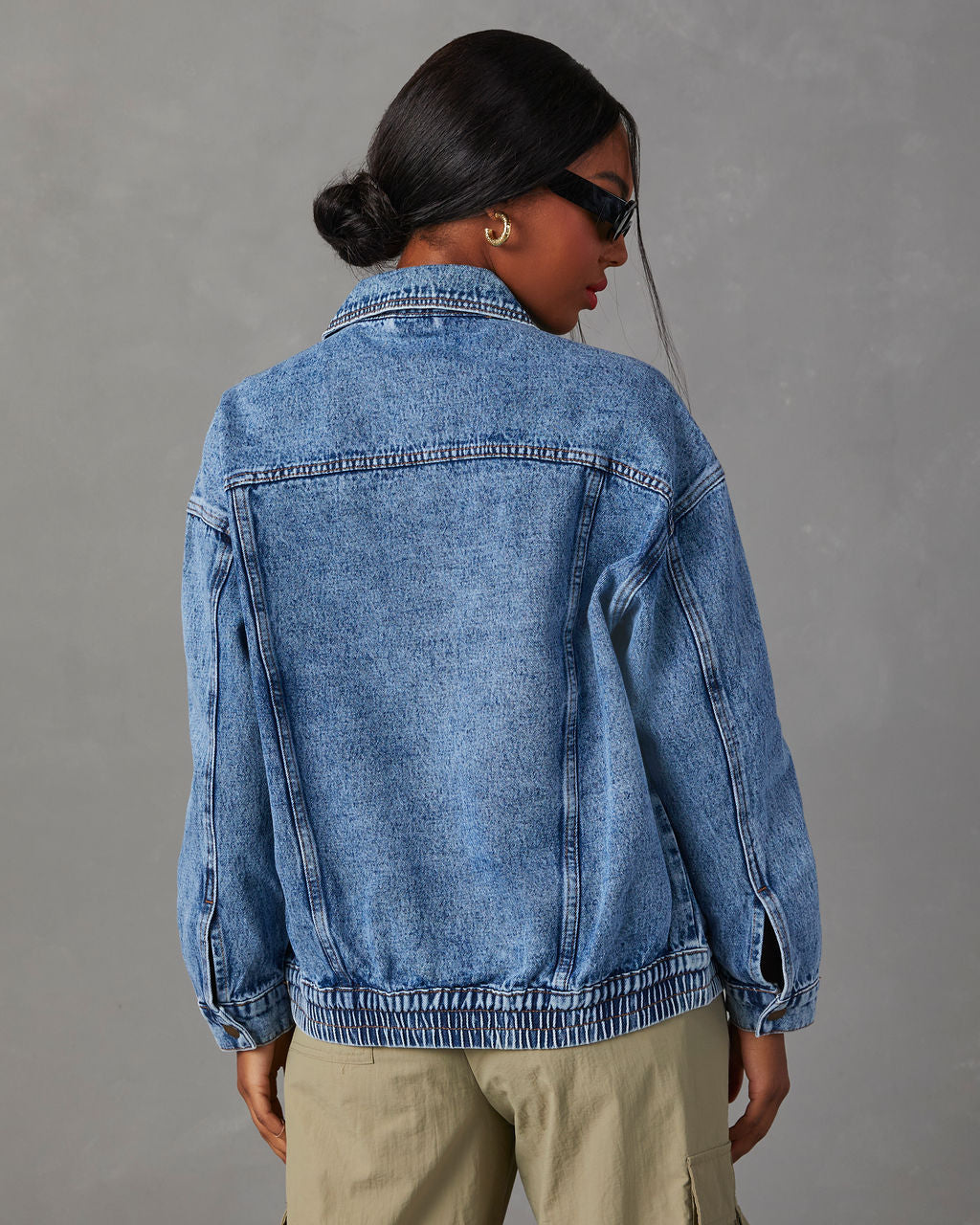Lansing Cargo Denim Jacket-Vogue Logic