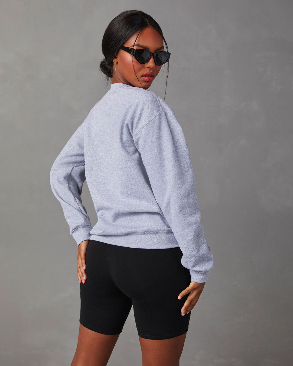 Mama Needs Champagne Graphic Sweatshirt-Vogue Logic