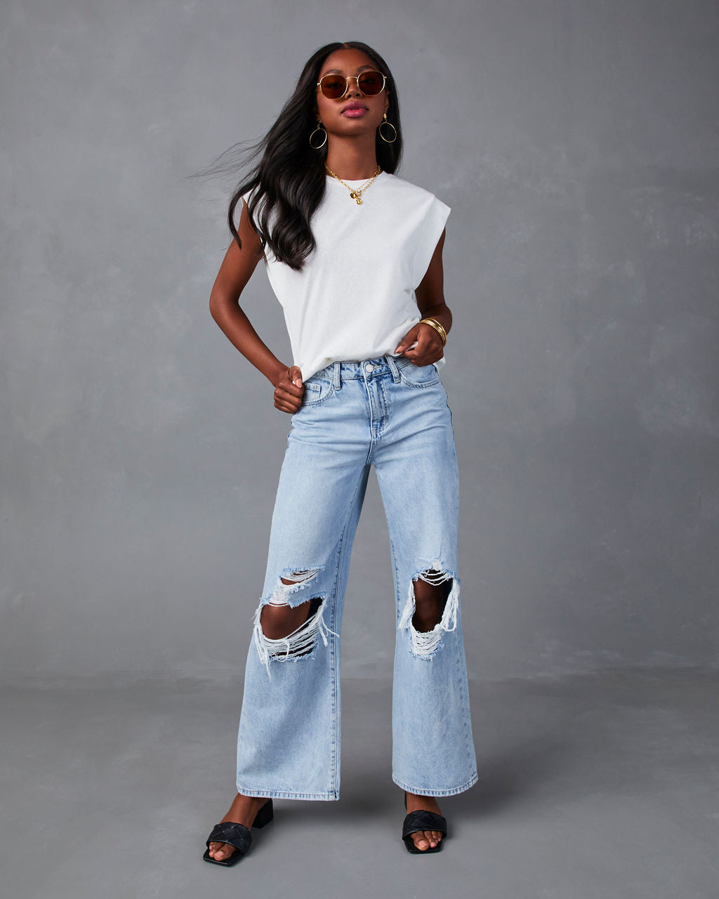 Thirst For Adventure Cotton Blend Tee-Vogue Logic