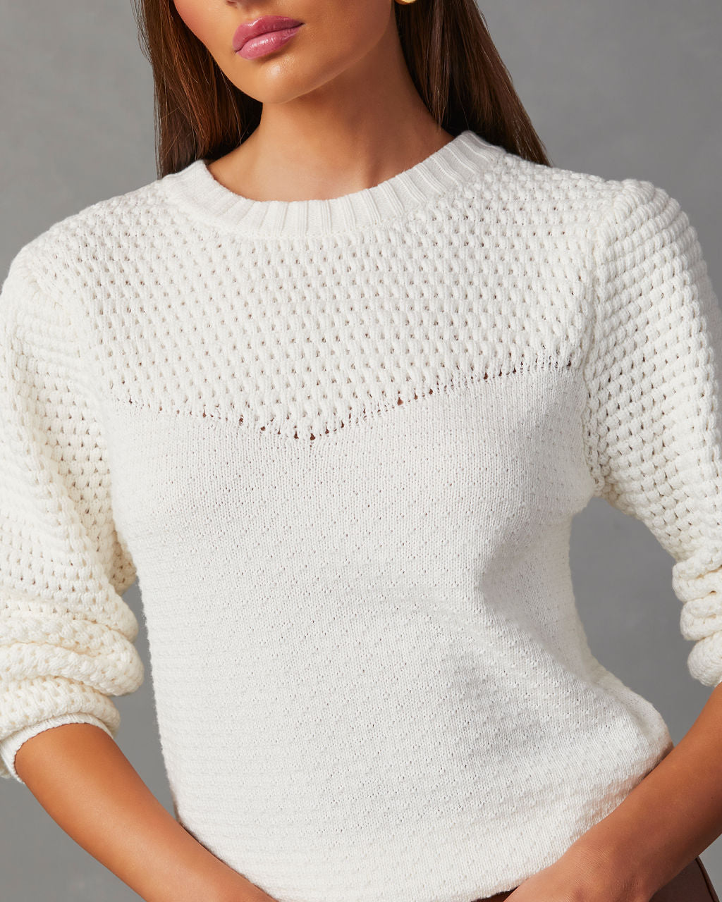 Feeling Rich Pullover Sweater-Vogue Logic