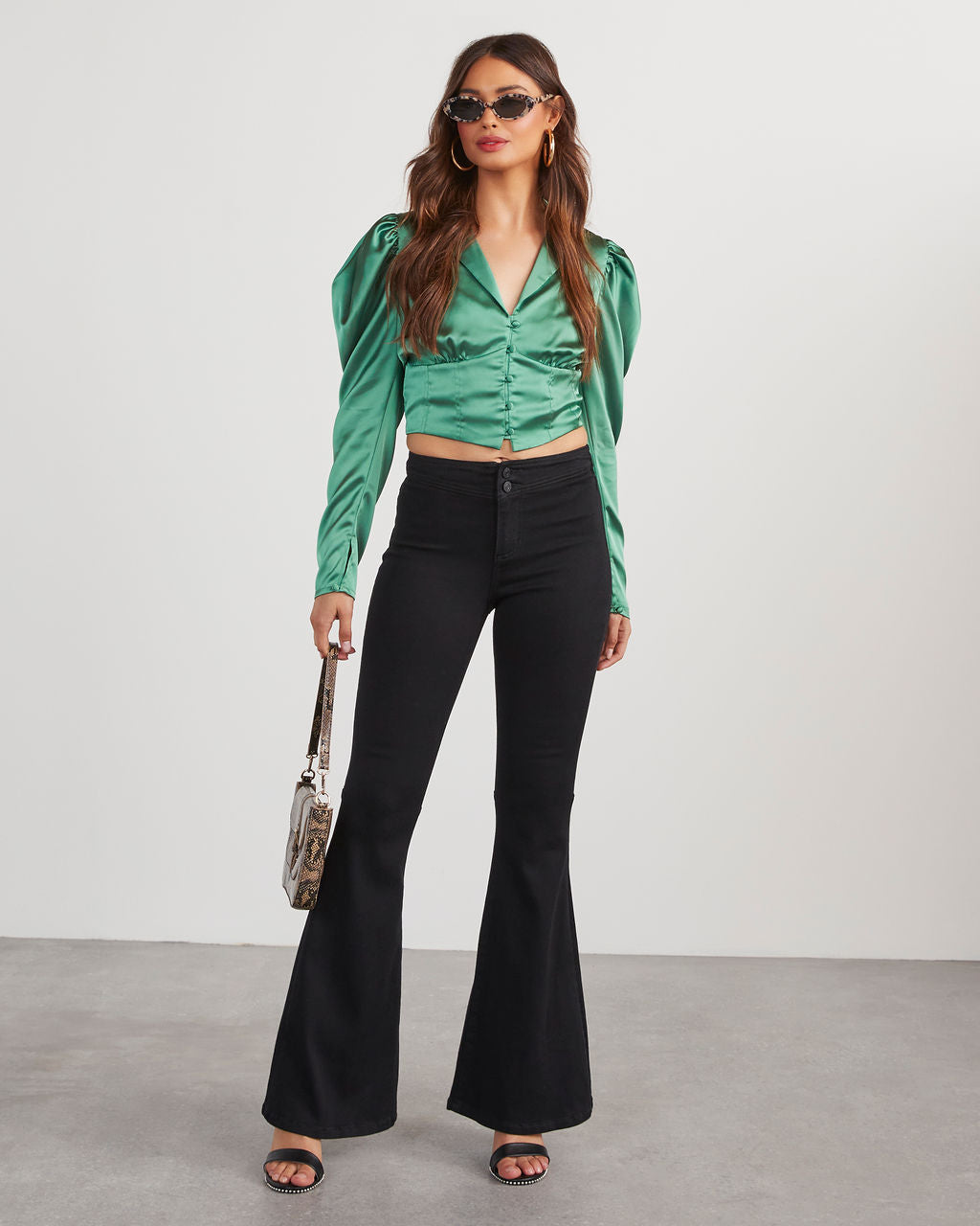 Stelio Satin Top-Vogue Logic