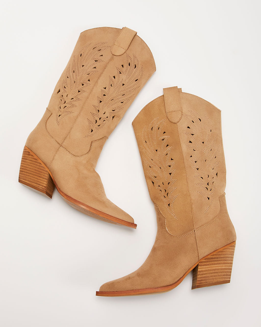 Arnell Laser Cut Western Boot-Vogue Logic