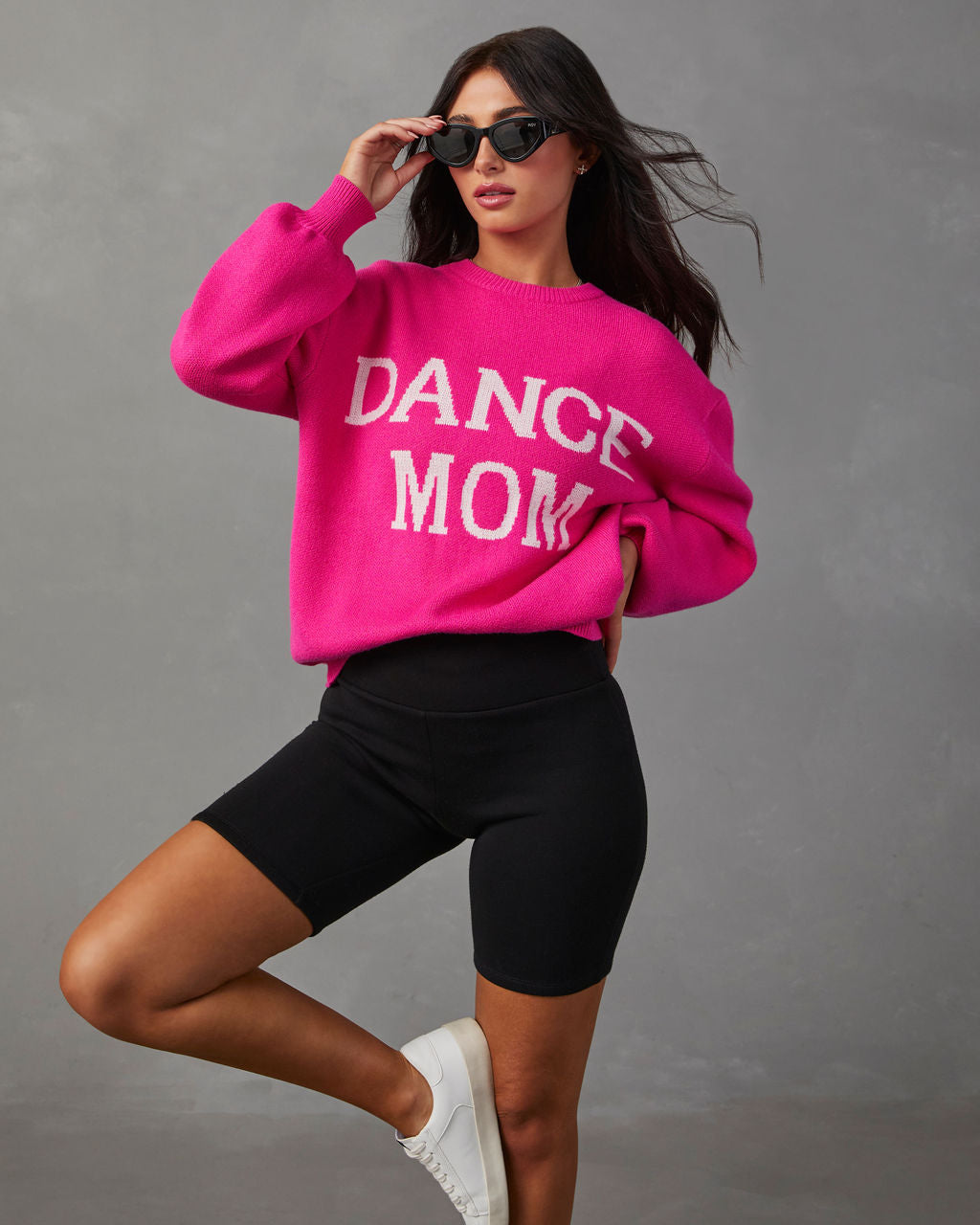 Dance Mom Knit Pullover Sweater-Vogue Logic