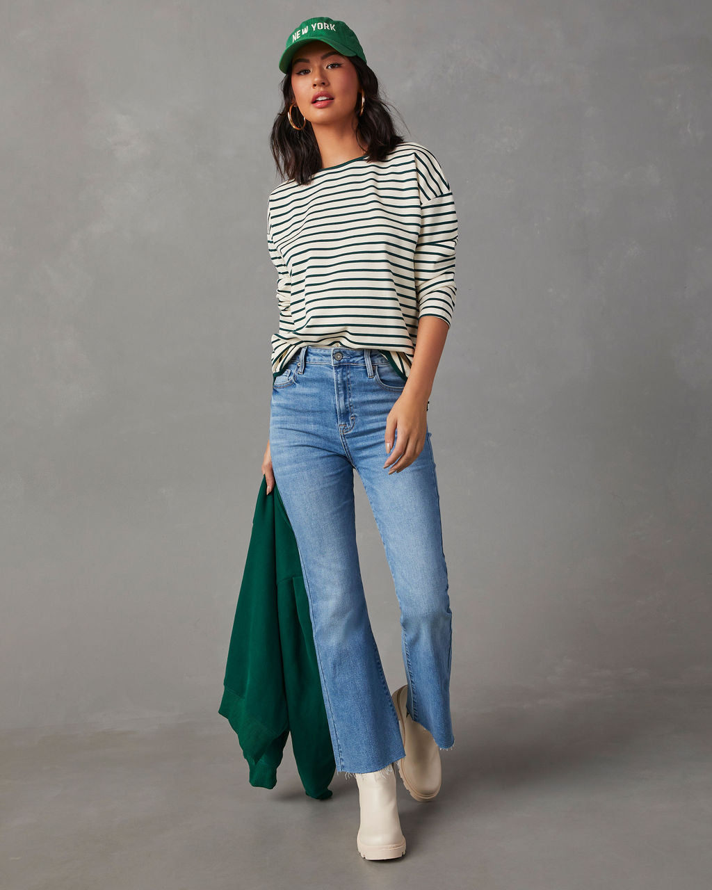 Derita High Rise Straight Leg Jeans-Vogue Logic