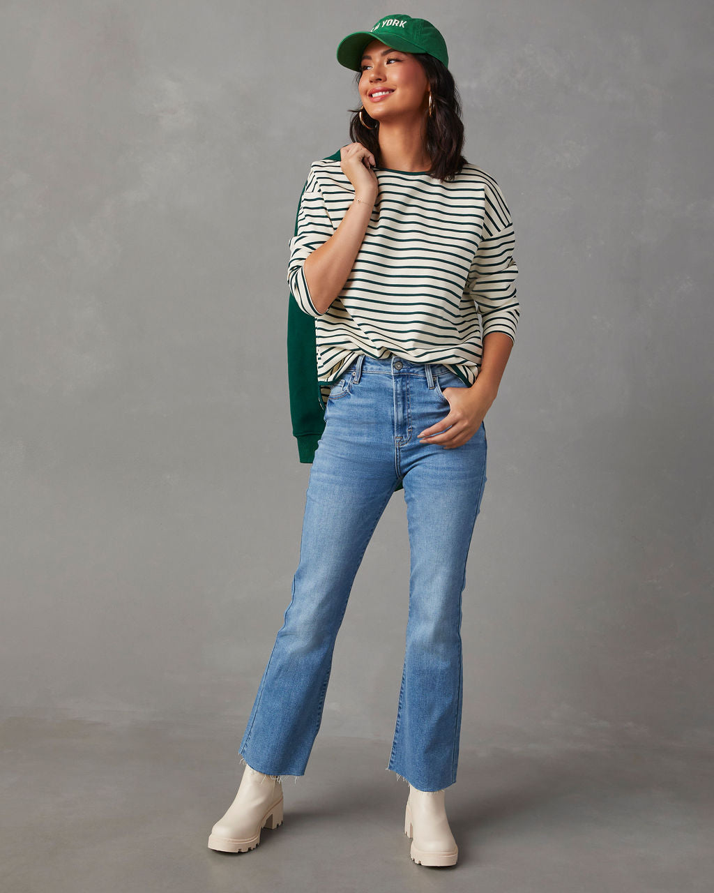 Derita High Rise Straight Leg Jeans-Vogue Logic