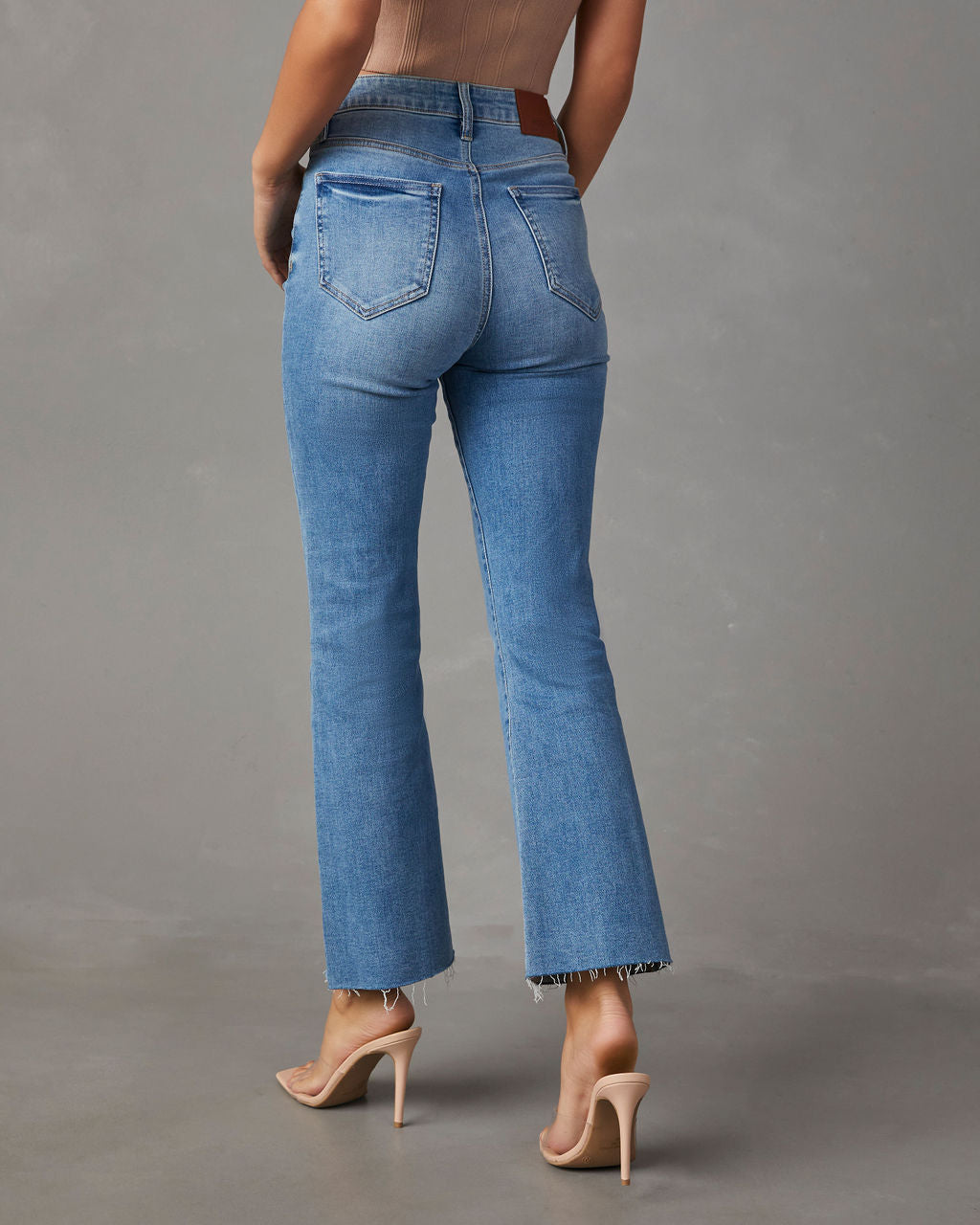 Derita High Rise Straight Leg Jeans-Vogue Logic
