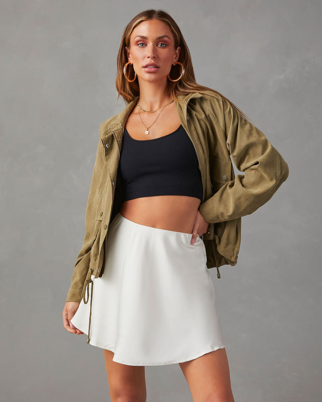Steal The Spotlight Mini Skirt-Vogue Logic