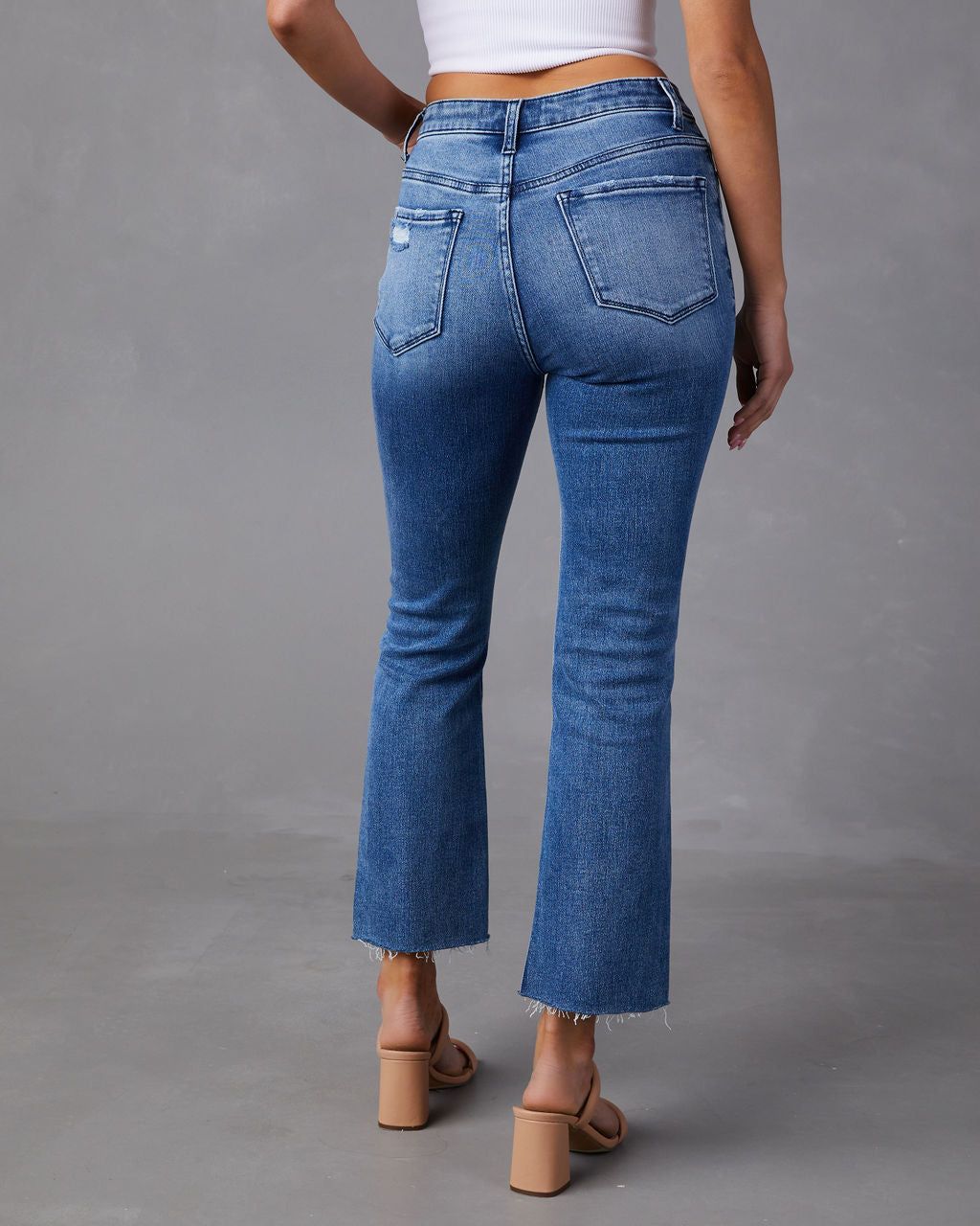 Morisette High Rise Flare Jeans-Vogue Logic