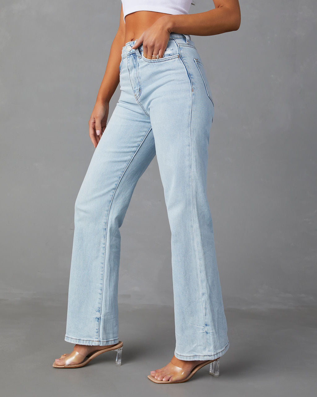 Danica High Rise Vintage Bootcut Jeans-Vogue Logic