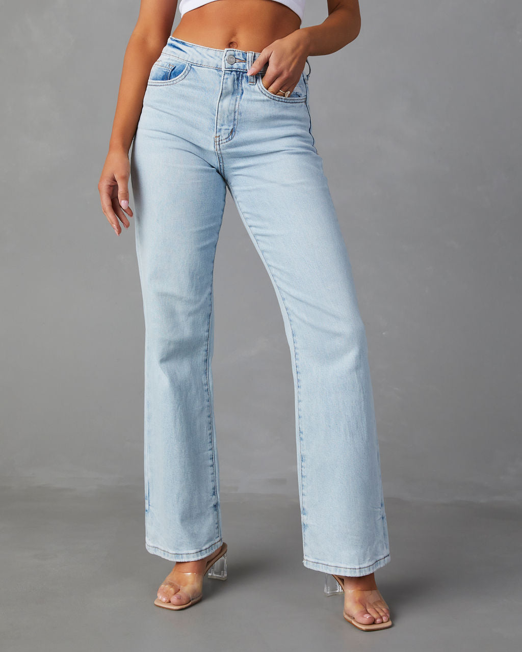 Danica High Rise Vintage Bootcut Jeans-Vogue Logic