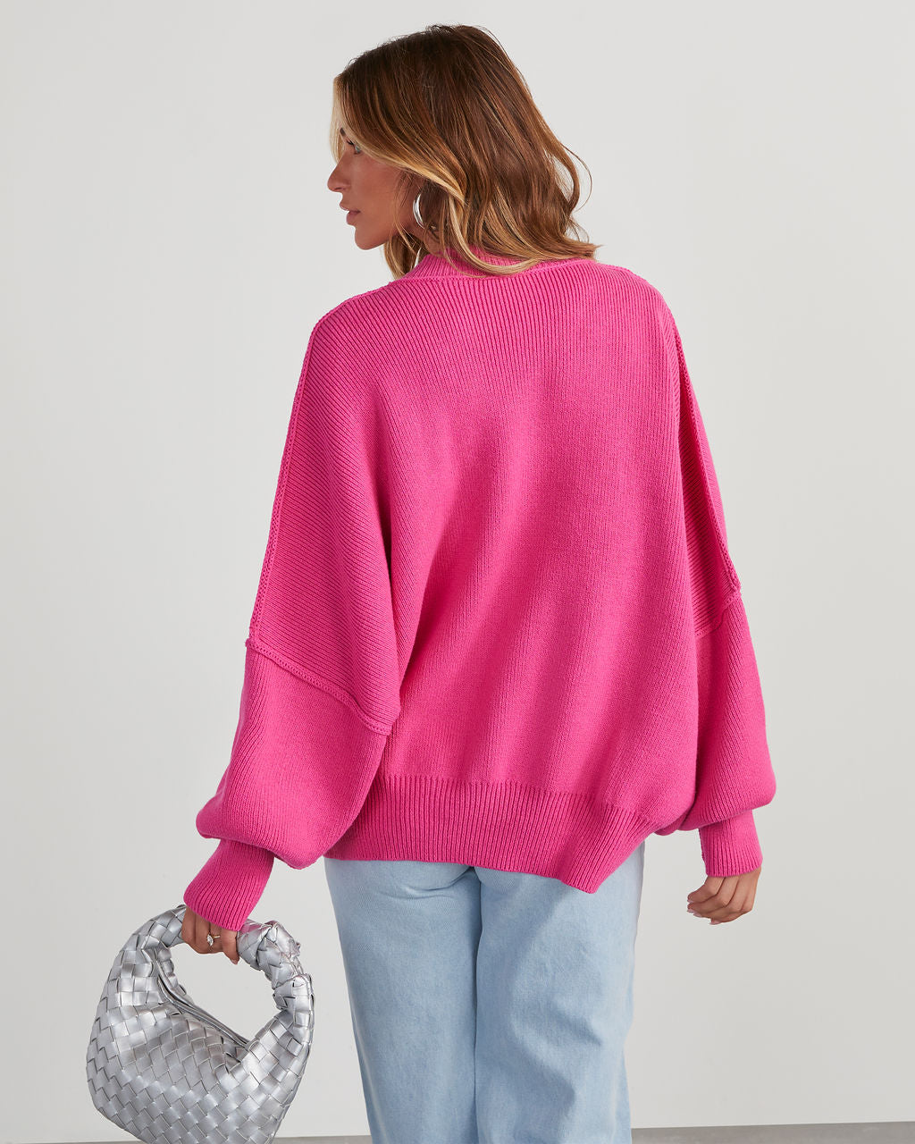 Elouise Knit Oversized Pullover Sweater-Vogue Logic