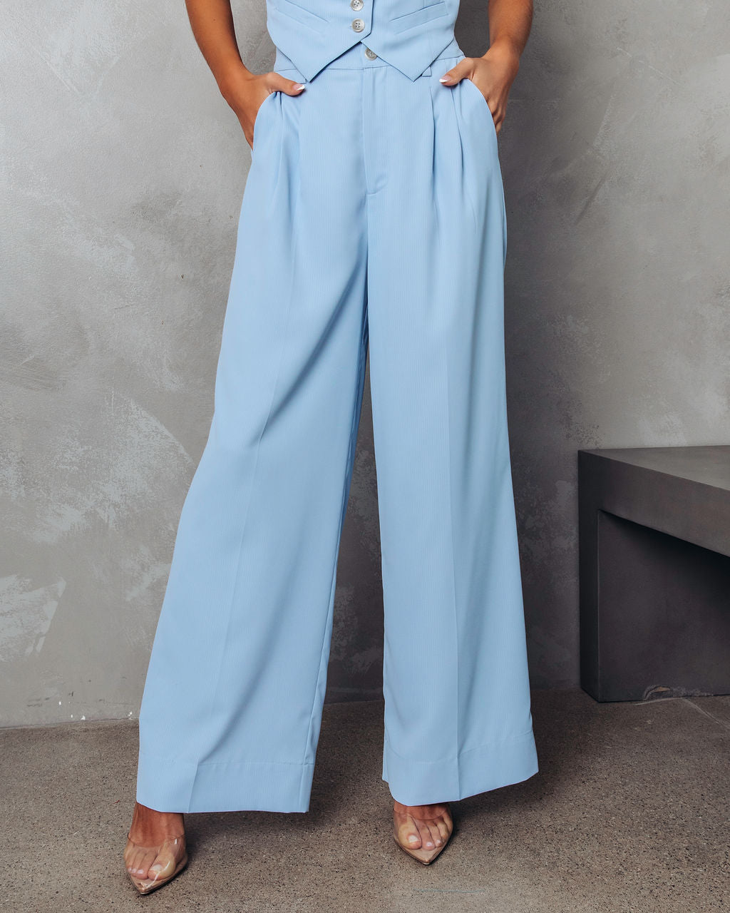 Leva Pocketed Wide Leg Pants-Vogue Logic