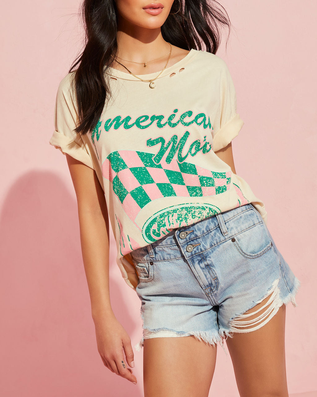 American Motors Distressed Tee-Vogue Logic