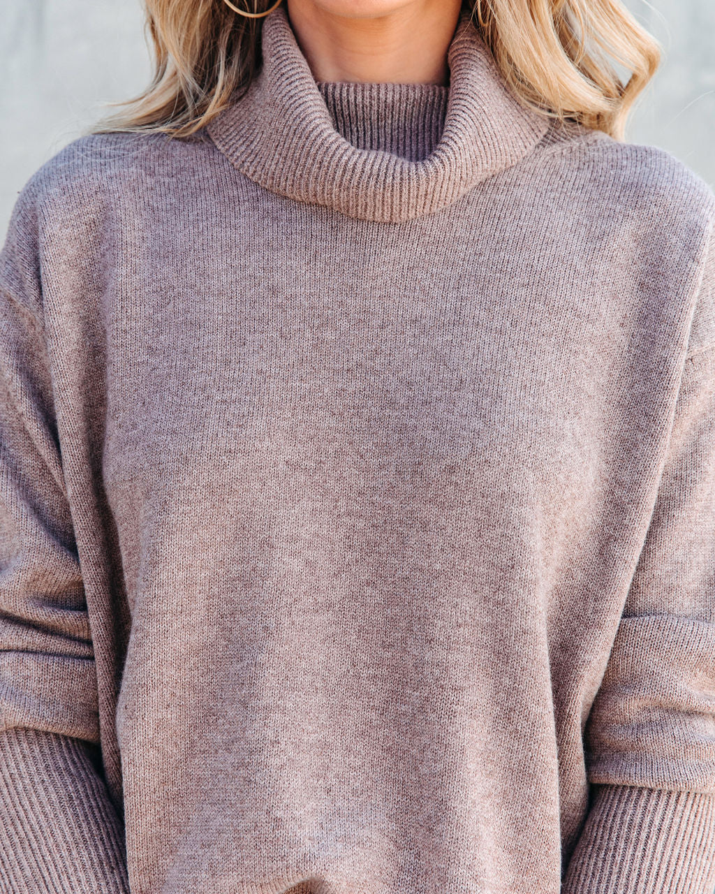Faith Turtleneck Knit Sweater-Vogue Logic