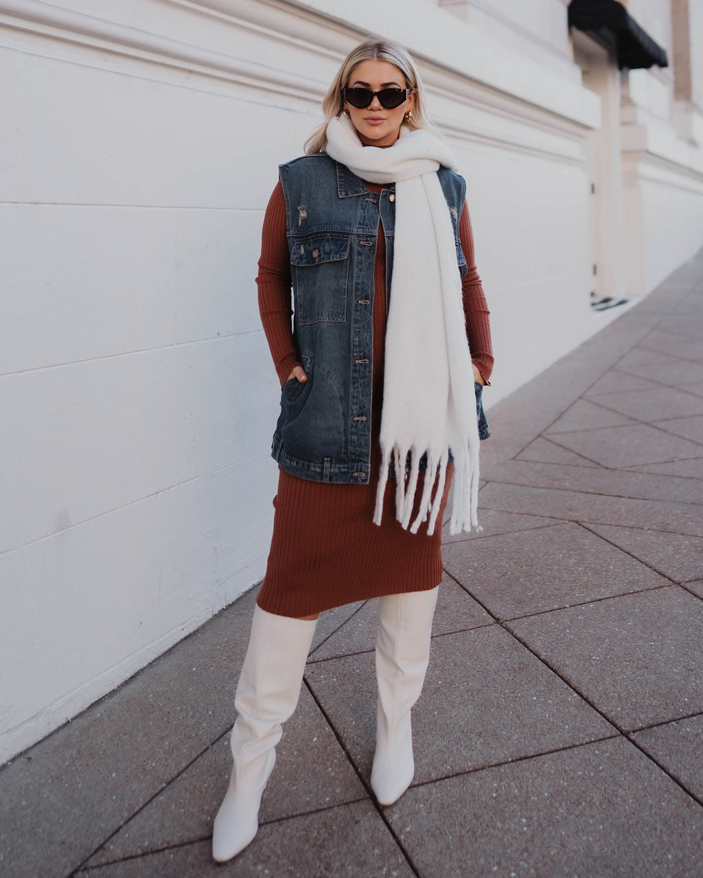 Cuddle Up Large Blanket Scarf-Vogue Logic