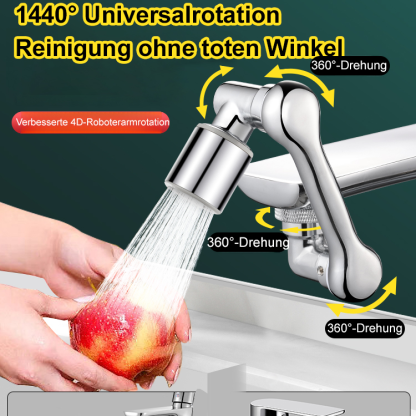 [Multifunktions-Roboterarmverlängerung und -drehung] Spritzschutzhahn