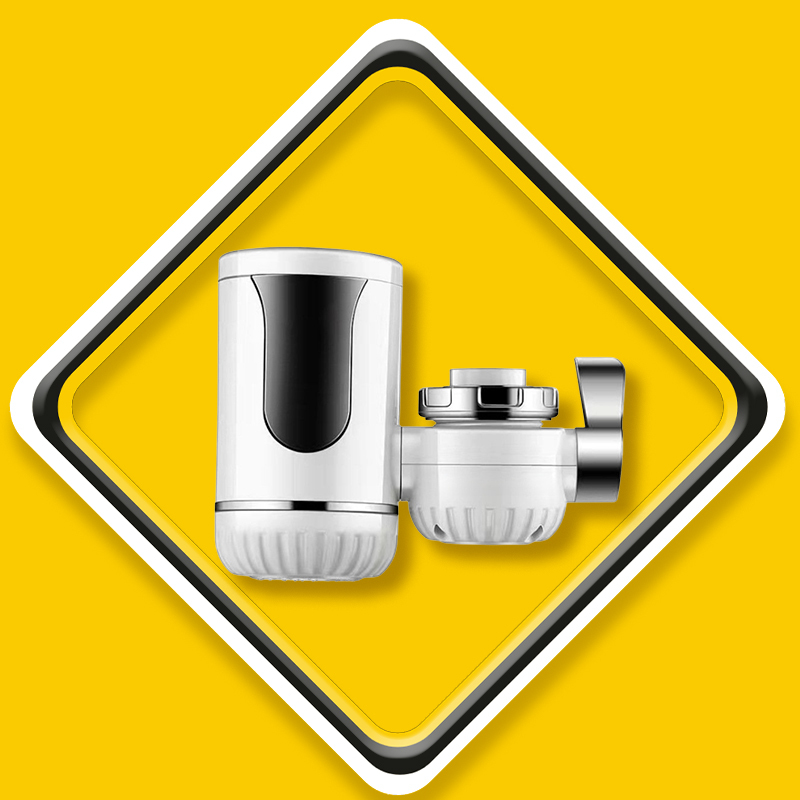 3-Sekunden-Schnellinstallation ohne Hitze Warmwasserhahn