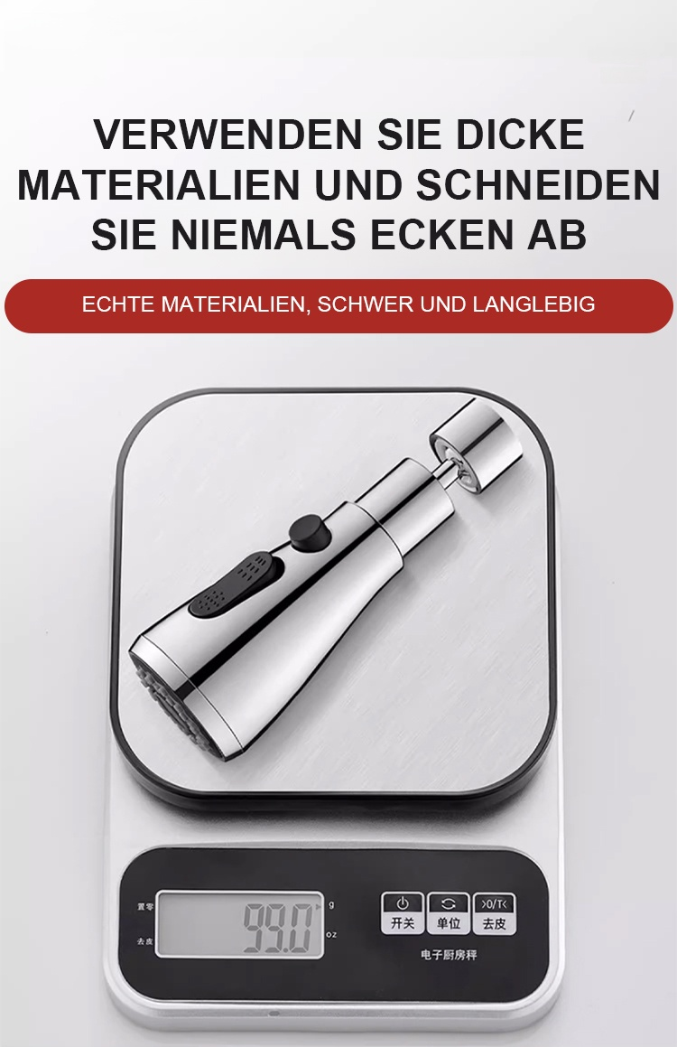 Praktische Verlängerung für Küchenarmaturen