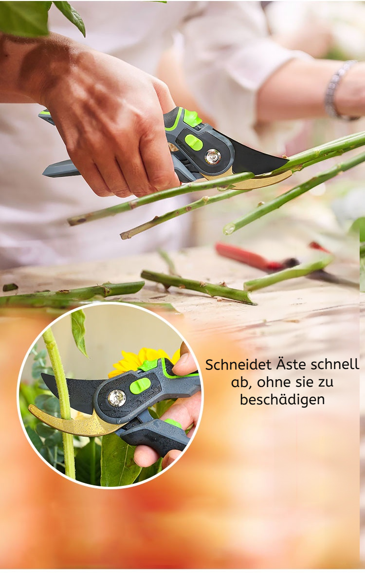 Robuste Gartenschere für präzises Schneiden