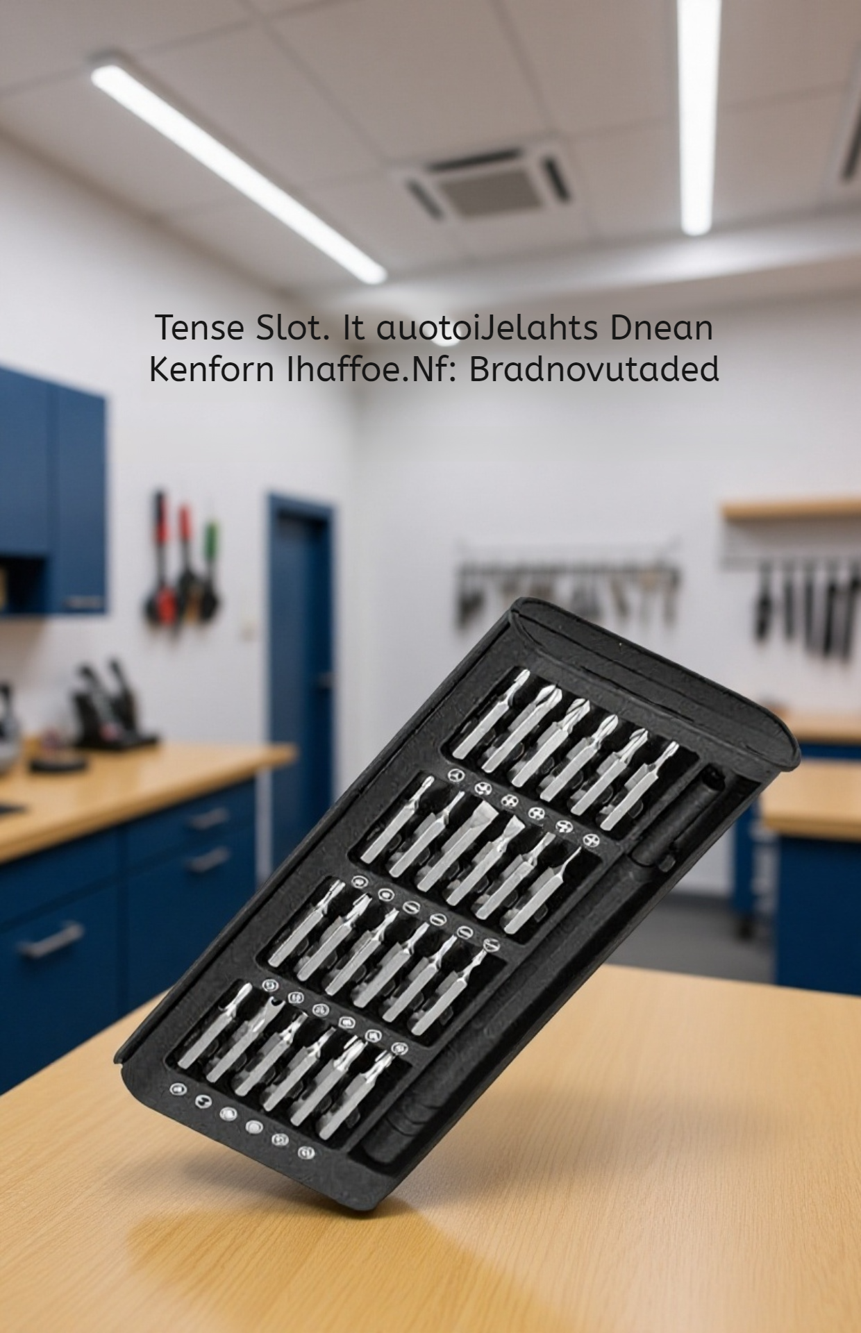 Hochwertiges Werkzeugset mit verschiedenen Schraubendrehern