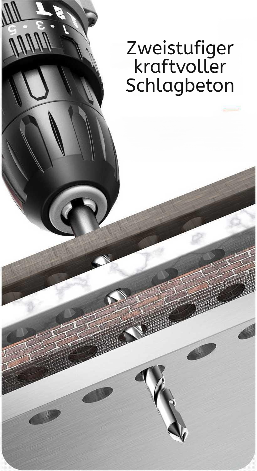 Elektrischer Schraubendreher Set mit Zubehör