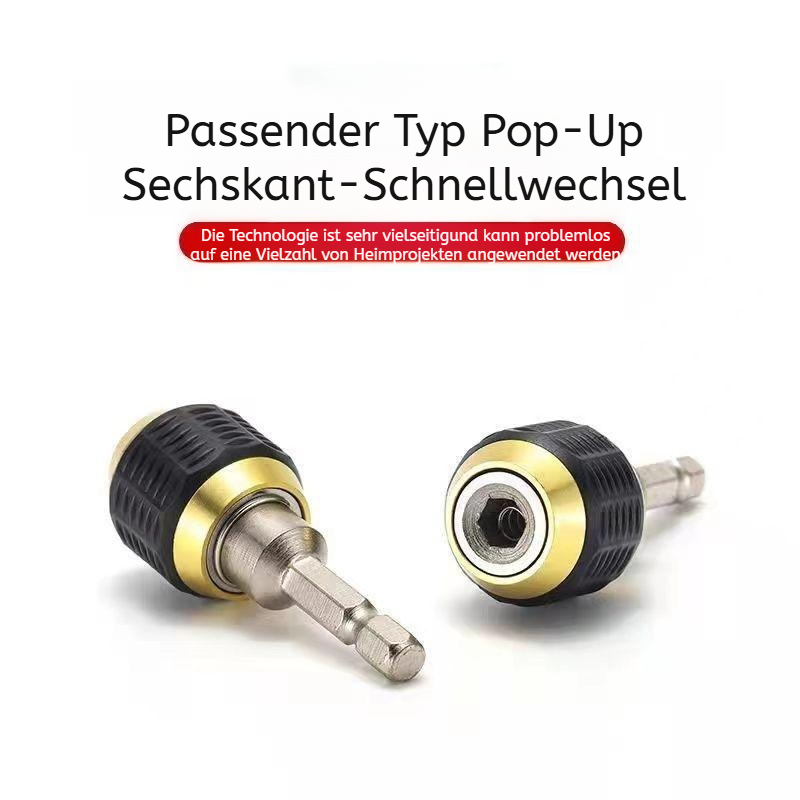 Schnellwechsel Selbstverriegelnde Verlängerungsstange für Bohrmaschinenadapter