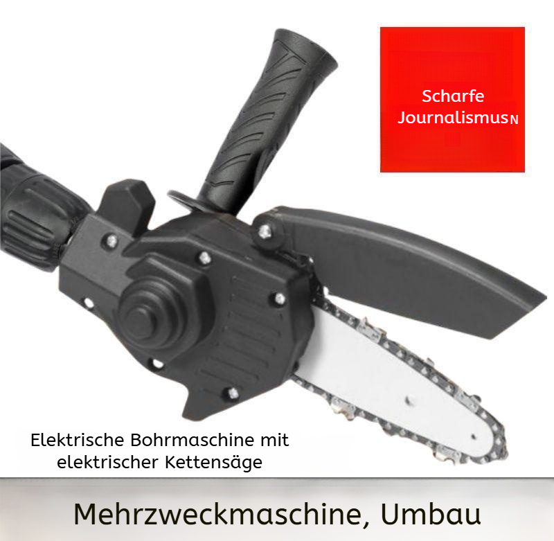 Mini Astsäge als Elektrowerkzeug-Set