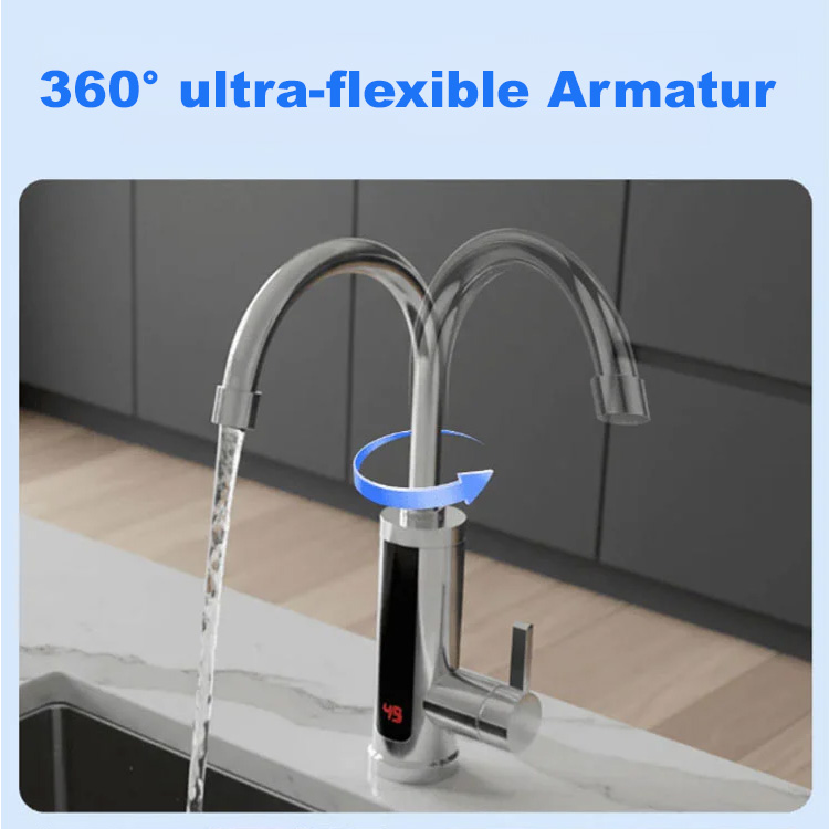 Sofort-Heißwasserhahn, für warmes und kaltes Wasser, doppelte Nutzung