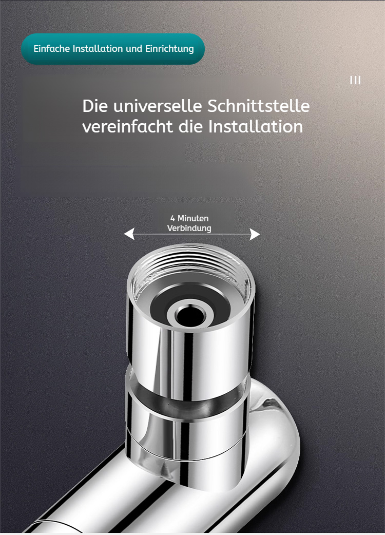 Elegantes Design Wasserhahn für Bad und Küche