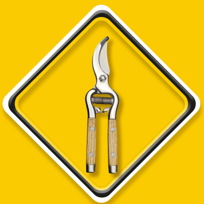 【50% Kraftersparnis】Vollstahl-Einhand-Astschere