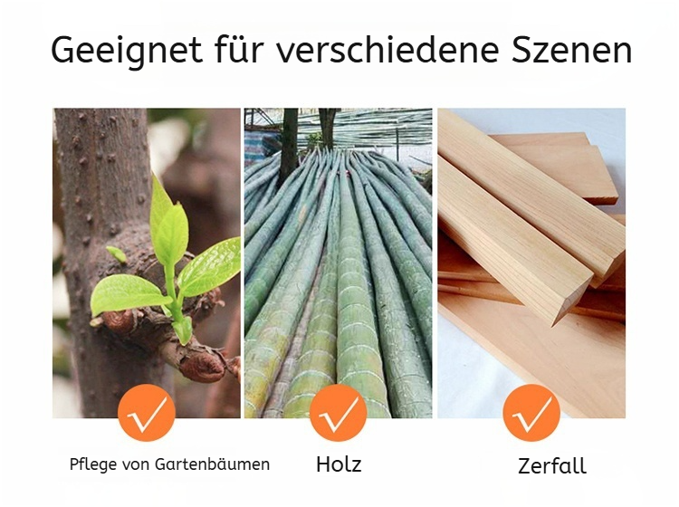 Leichte Mini-Kettensäge zum einfachen Beschneiden von Ästen