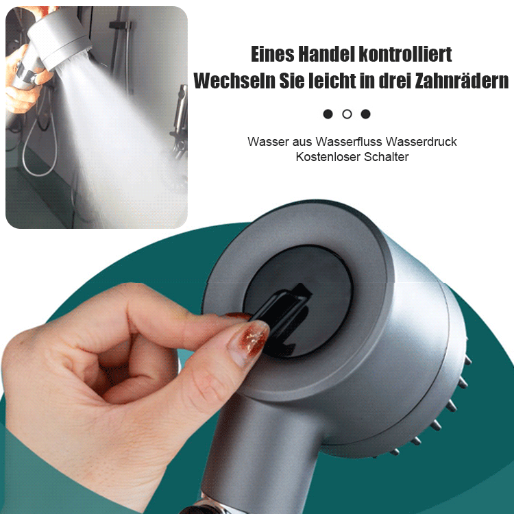 Deutsche Massage Multi -Funktion Ein Klick -Druckregulierende Dusche