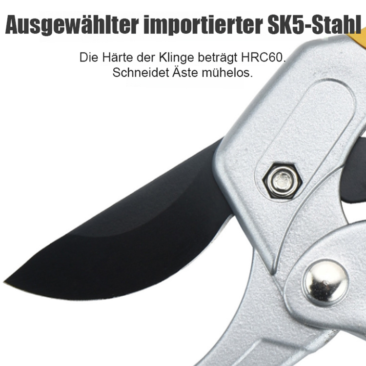 TH arbeitssparende Obstbaumschnittschere in Segmentbauweise