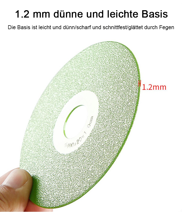 Professionelle Diamantscheibe für Bauarbeiten