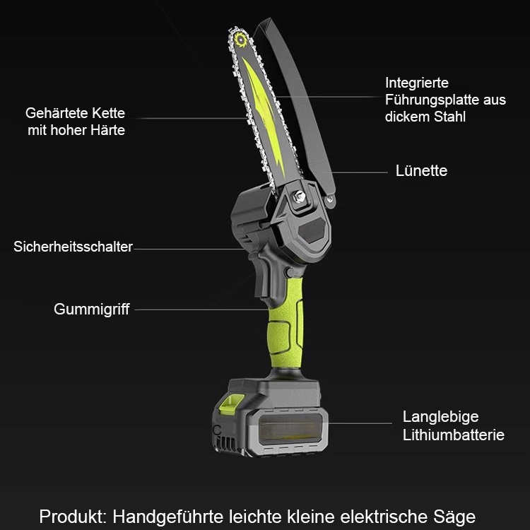 Handliche Mini-Elektrosäge – Für alle schweren Arbeiten mit einer Maschine