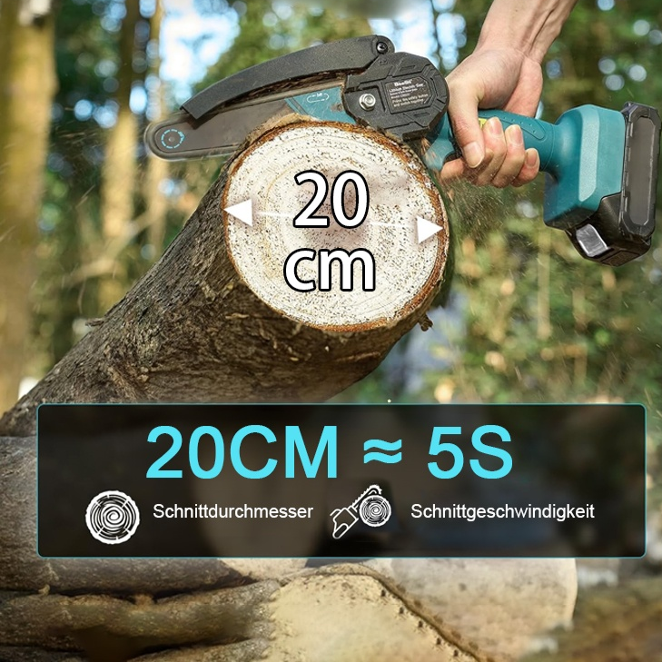  Tragbare Akku-Handkettensäge