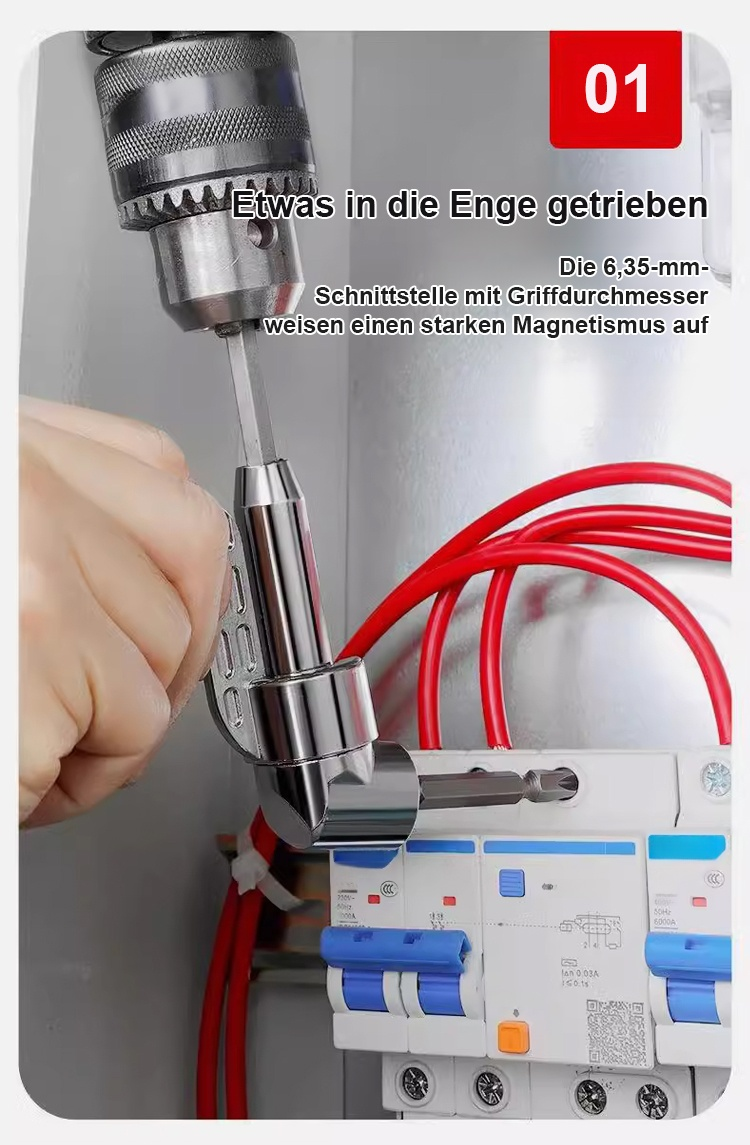 Schraubendreher-Bits für schwer zugängliche Stellen