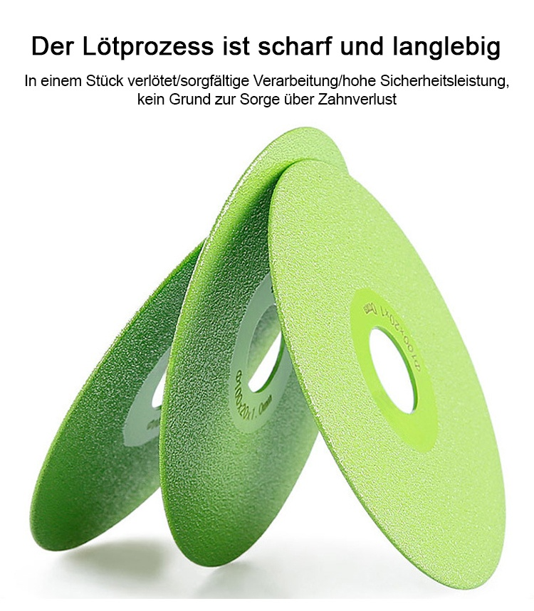 Hochdichte Schneidscheibe im Einsatz beim Fliesenschneiden