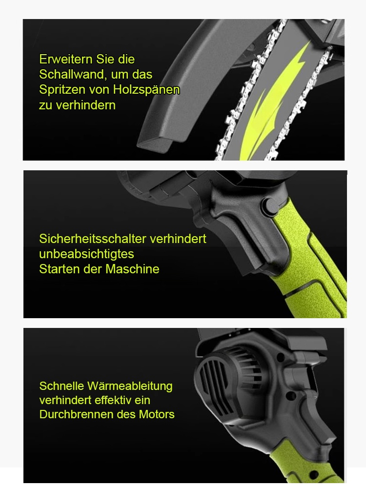 Handliche Mini-Elektrosäge – Für alle schweren Arbeiten mit einer Maschine