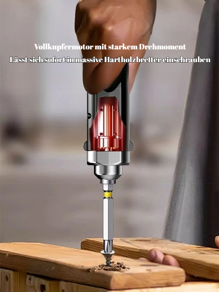 Kleine wiederaufladbare Mini-Akku-Schraubendreher mit großer Reichweite, automatisch