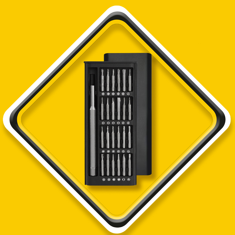 25-teiliges Schraubenzieher-Set, ergonomisch, vielseitig, für alle Instandhaltungsarbeiten